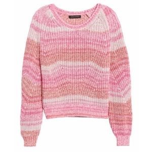 Banana Republic Pink Cropped Sweater | Sz S | NWT